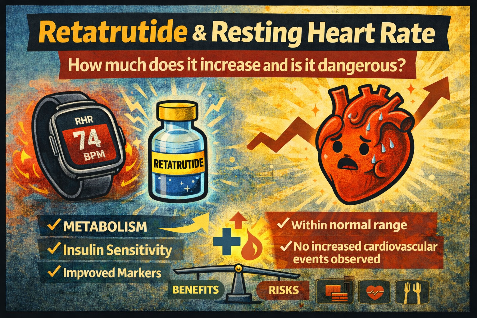 Retatrutide and Resting Heart Rate: How Much Does It Increase RHR and Is It Dangerous?