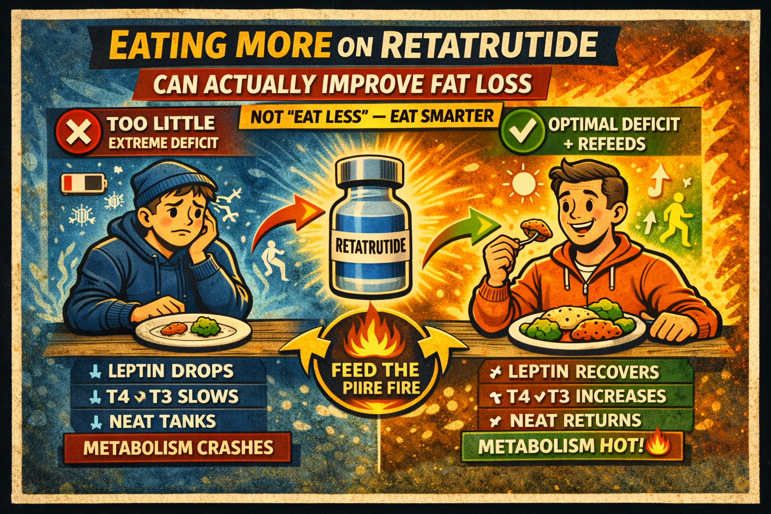 Eating More on Retatrutide Can Actually Improve Fat Loss